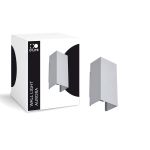 D'Lite Seinävalaisin Aurora Hopea Up & Down 6.5W 500lm - 830-840 CCT | IP54