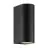 Nordlux Dion Seinävalaisin Aluminium Musta Up & Down | Sopii 2x GU10