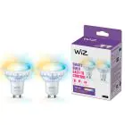 Kaksipakkaus 2x WiZ Smart LED Kohdevalaisin GU10 PAR16 5W 400lm 36D | Paras Värintoisto - Himmennettävä - Korvaa 50W